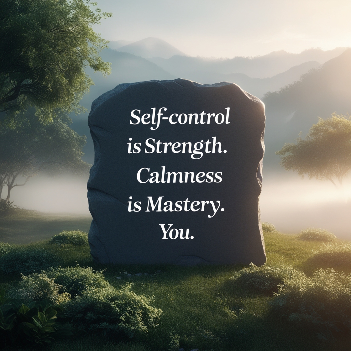 Self-Control is Strength. Calmness is Mastery. You – Tymoff ...